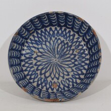 Glazed terracotta bowl, Spain circa 1750- 1800