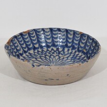 Glazed terracotta bowl, Spain circa 1750- 1800