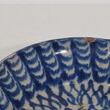 Glazed terracotta bowl, Spain circa 1750- 1800