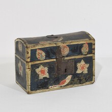 Folk art wedding box from Normandy, France circa 1800-1850