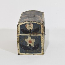 Folk art wedding box from Normandy, France circa 1800-1850