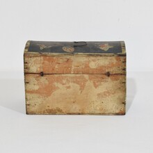 Folk art wedding box from Normandy, France circa 1800-1850