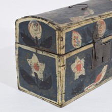 Folk art wedding box from Normandy, France circa 1800-1850