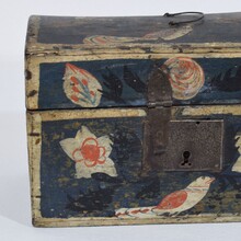 Folk art wedding box from Normandy, France circa 1800-1850