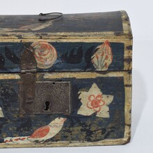 Folk art wedding box from Normandy, France circa 1800-1850