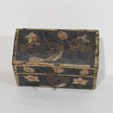 Folk art wedding box from Normandy, France circa 1800-1850