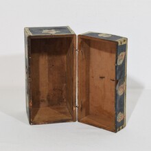 Folk art wedding box from Normandy, France circa 1800-1850