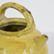 Glazed ceramic jug or water cruche, France circa 1850-1900