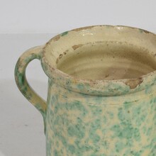 Glazed earthenware Alsace jug, France circa 1850-1900