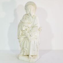 White marble statue of Saint John, France circa 1850