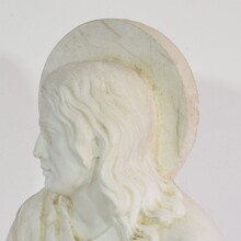 White marble statue of Saint John, France circa 1850