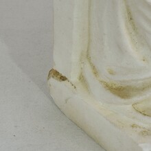 White marble statue of Saint John, France circa 1850