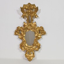 Baroque style giltwood mirror, Italy circa 1850