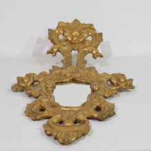 Baroque style giltwood mirror, Italy circa 1850