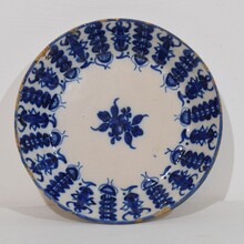 Glazed terracotta bowl, Spain circa 1850