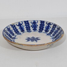 Glazed terracotta bowl, Spain circa 1850