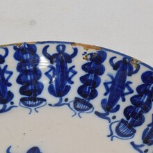 Glazed terracotta bowl, Spain circa 1850