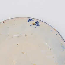 Glazed terracotta bowl, Spain circa 1850