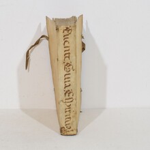 Amazing collection weathered vellum books, Spain/Italy 17/18th century