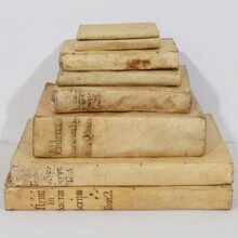 Amazing collection of weathered vellum books