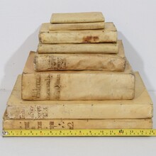 Amazing collection of weathered vellum books