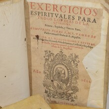 Amazing collection of weathered vellum books