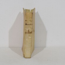 Amazing collection weathered vellum books, Spain/Italy 18th/19th century