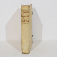 Amazing collection weathered vellum books, Spain/Italy 18th/19th century