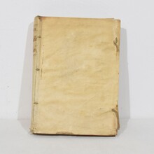 Amazing collection weathered vellum books, Spain/Italy 18th/19th century