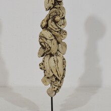 Collection neoclassical carved wooden ornaments, France circa 1780