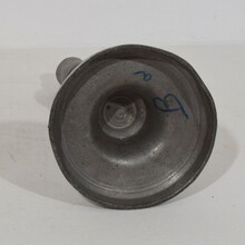 Collection of pewter candleholders, France circa 1750-1850