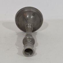 Collection of pewter candleholders, France circa 1750-1850