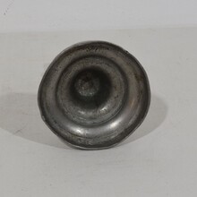 Collection of pewter candleholders, France circa 1750-1850