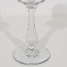 Collection of glass weaveroil lamps, France 1800-1900