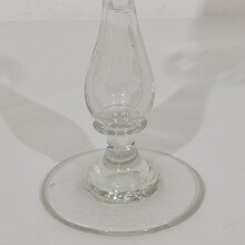 Collection of glass weaveroil lamps, France 1800-1900