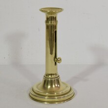 Collection of 3 bistro push up candleholders, France circa 1850-1900