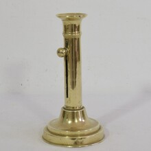 Collection of 3 bistro push up candleholders, France circa 1850-1900