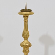 Couple neoclassical giltwood candleholders, Italy circa 1780-1800