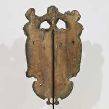 Baroque carved wooden coat of arms, The Netherlands circa 1650-1750