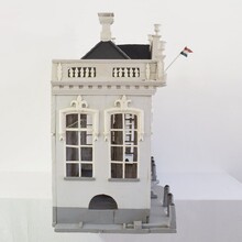 Architectural miniature mansion pigeon birdcage, Holland circa 1850-1900