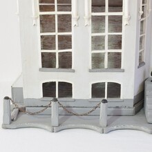 Architectural miniature mansion pigeon birdcage, Holland circa 1850-1900