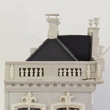 Architectural miniature mansion pigeon birdcage, Holland circa 1850-1900