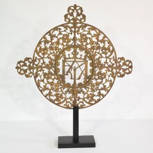 Metal procession ornament, France circa 1650-1750