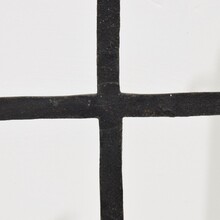 Hand forged iron village cross, France circa 1650-1750