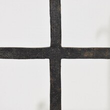 Hand forged iron village cross, France circa 1650-1750