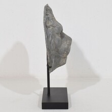 Lead lion head ornament, France circa 1650-1750