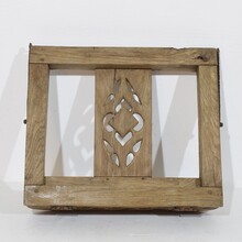 Carved wooden folding lectern in gothic style, France circa 1600-1700