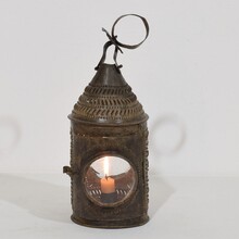 Rare iron lantern, France circa 1750-1850