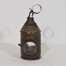 Rare iron lantern, France circa 1750-1850