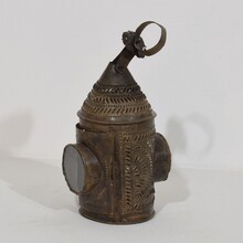 Rare iron lantern, France circa 1750-1850